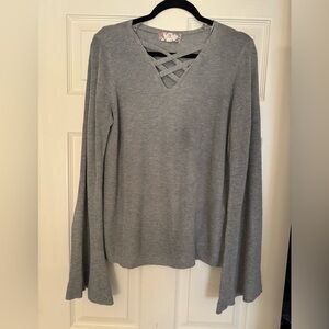 Gray Knit Sweater